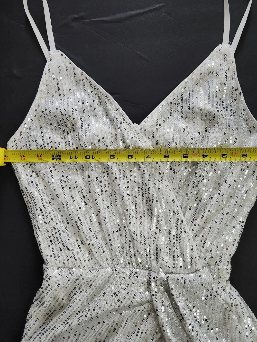 Silver Sequin bodycon dress size small